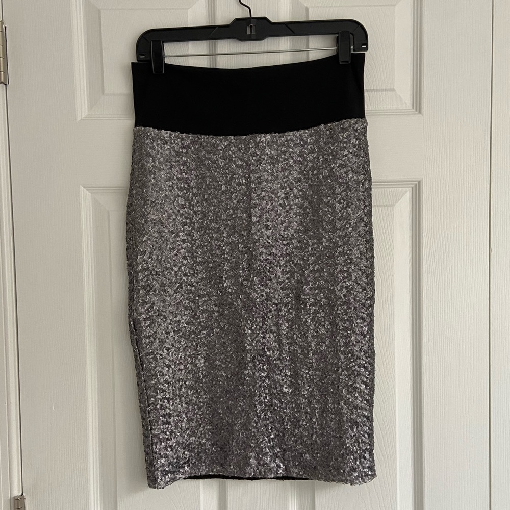 NWT La Cite sequined pencil skirt (Sz M)